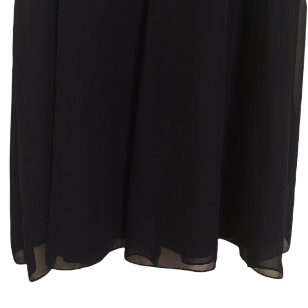 Talbots Blue Jacket & Black Skirt Ensemble Size 8 - Picture 6 of 13